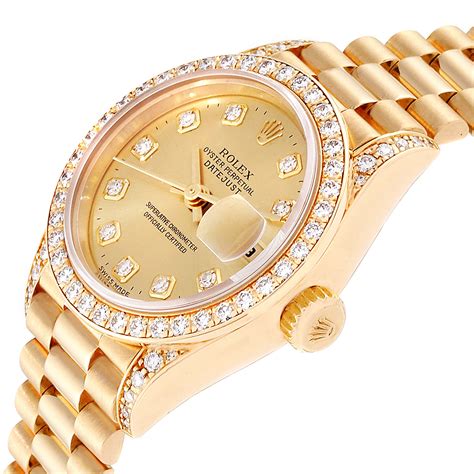 rolex datejust diamond ladies